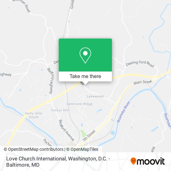 Mapa de Love Church International