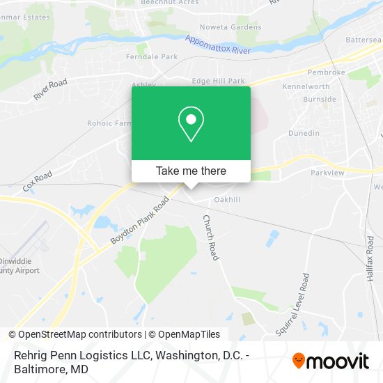 Mapa de Rehrig Penn Logistics LLC