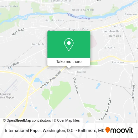 International Paper map