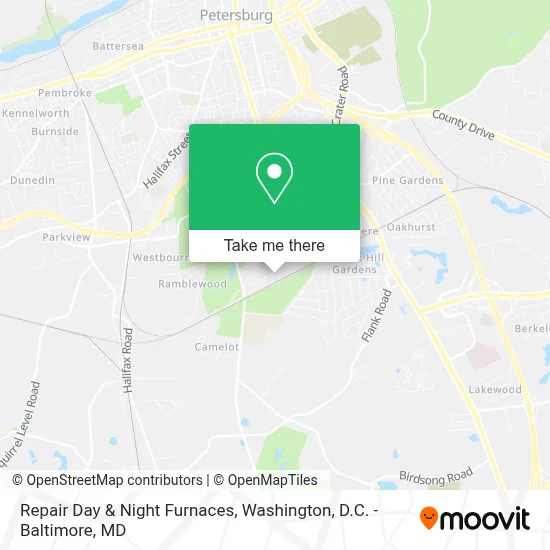 Repair Day & Night Furnaces map