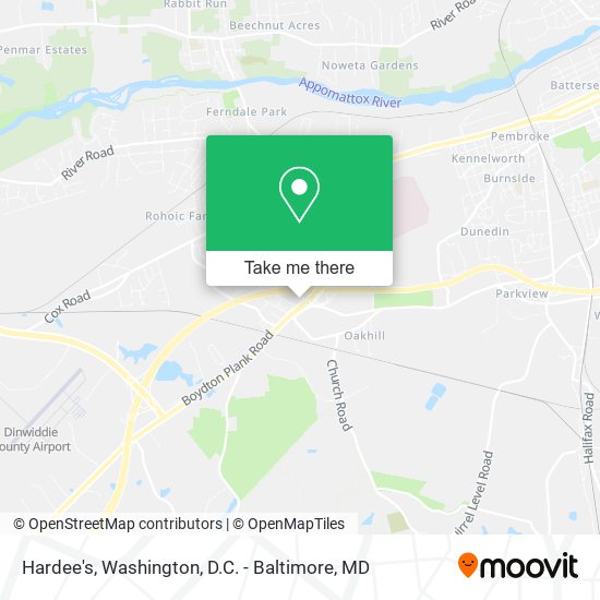Mapa de Hardee's