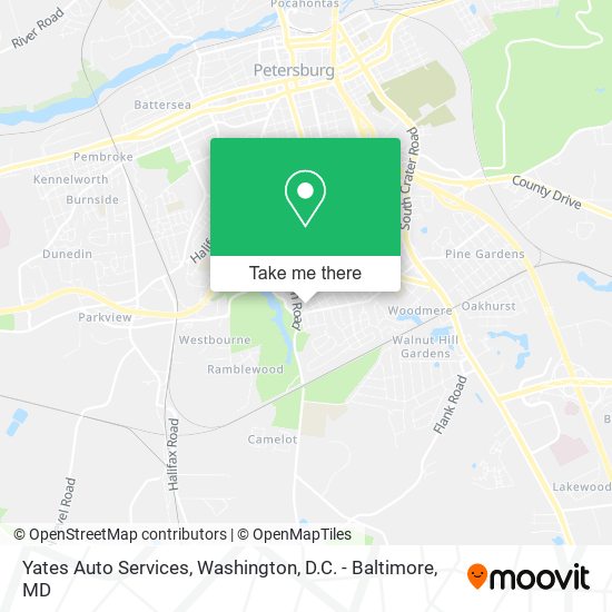 Mapa de Yates Auto Services