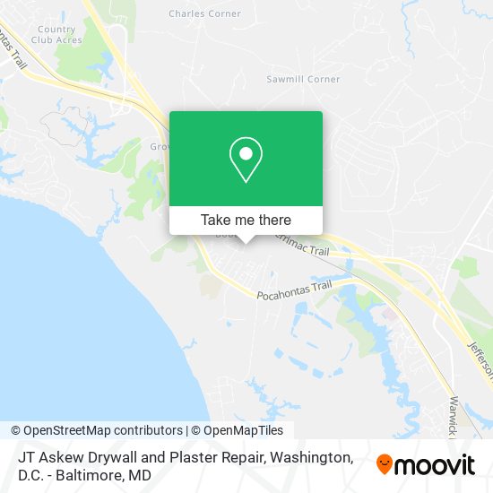 JT Askew Drywall and Plaster Repair map