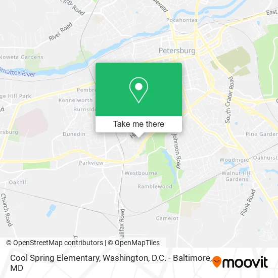 Mapa de Cool Spring Elementary
