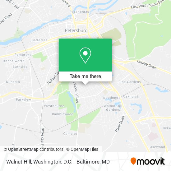 Mapa de Walnut Hill