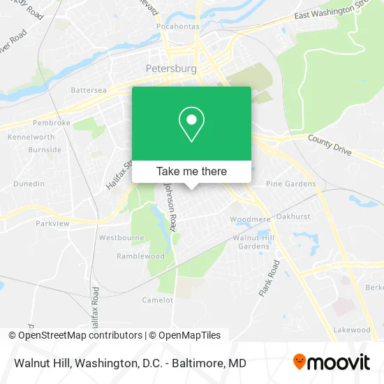 Mapa de Walnut Hill