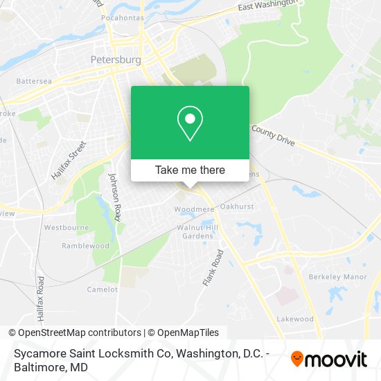 Sycamore Saint Locksmith Co map