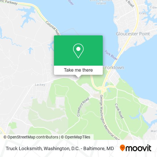 Truck Locksmith map