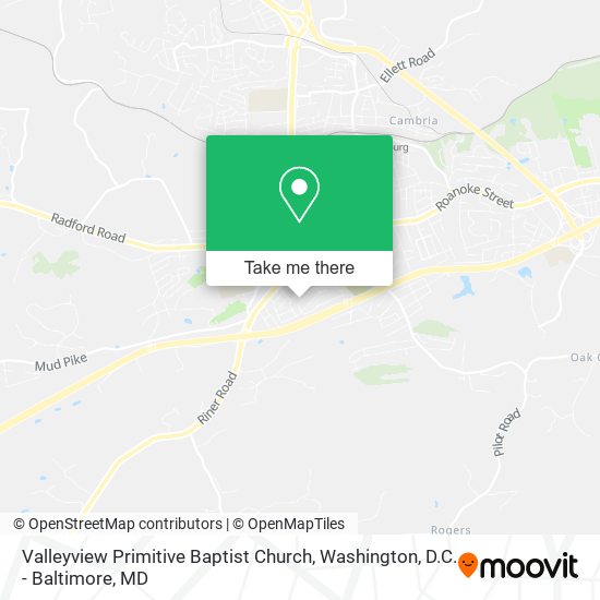 Valleyview Primitive Baptist Church map