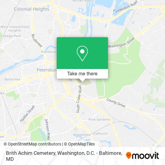 Brith Achim Cemetery map