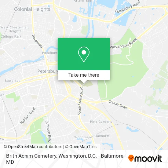Mapa de Brith Achim Cemetery