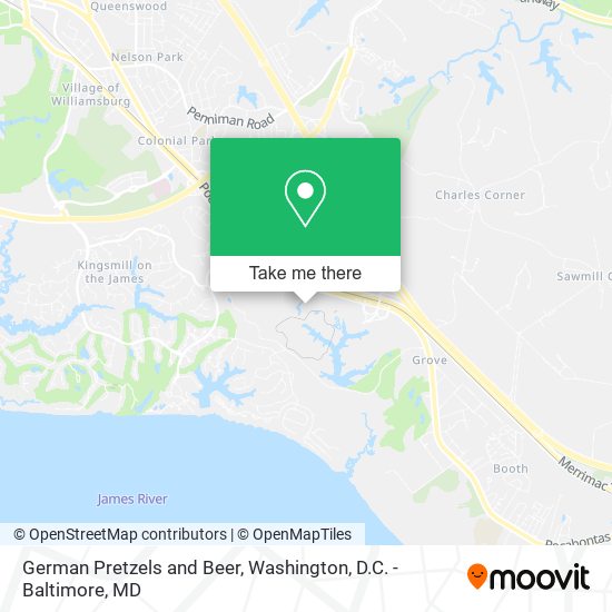 German Pretzels and Beer map