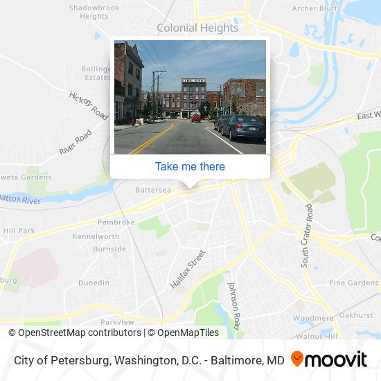 City of Petersburg map