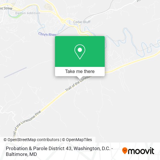 Probation & Parole District 43 map