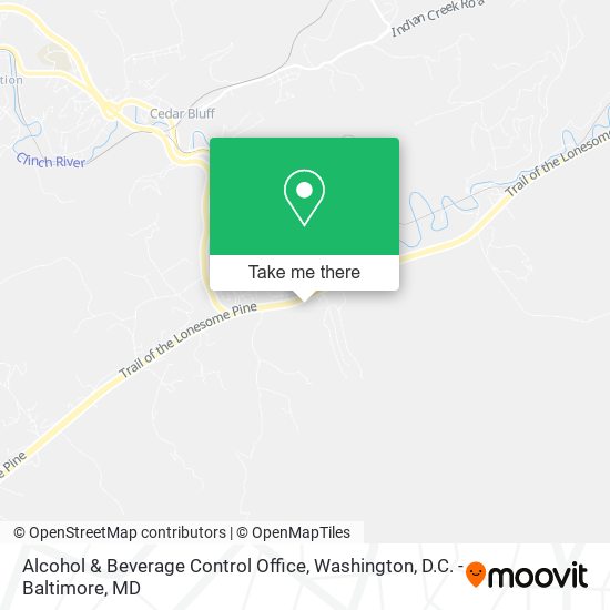 Mapa de Alcohol & Beverage Control Office