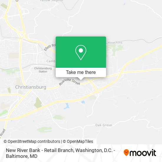 Mapa de New River Bank - Retail Branch