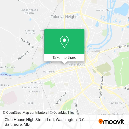 Club House High Street Loft map