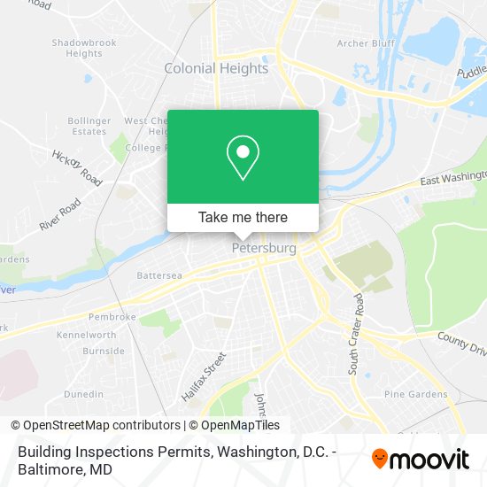 Building Inspections Permits map