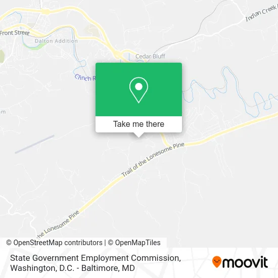 State Government Employment Commission map