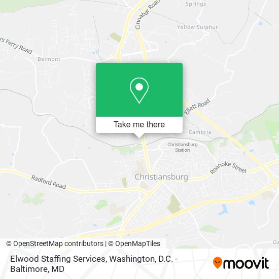 Elwood Staffing Services map