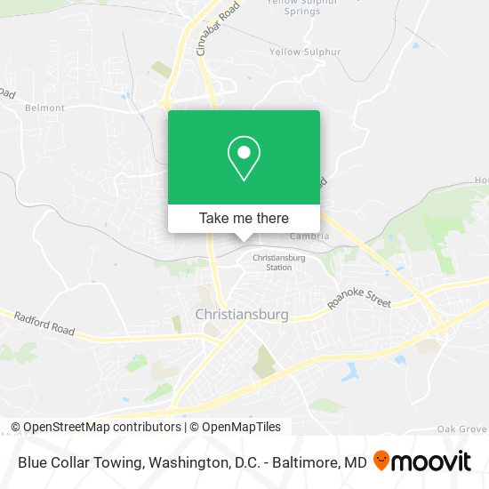 Mapa de Blue Collar Towing
