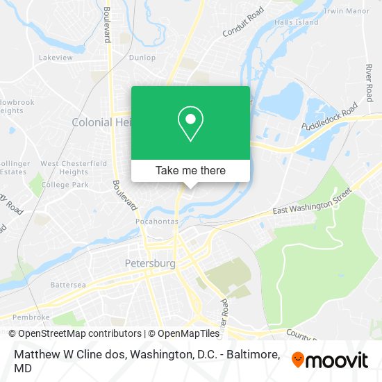Matthew W Cline dos map