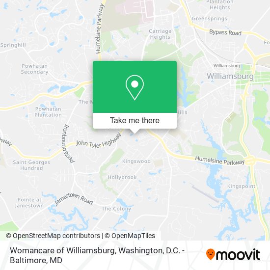 Mapa de Womancare of Williamsburg