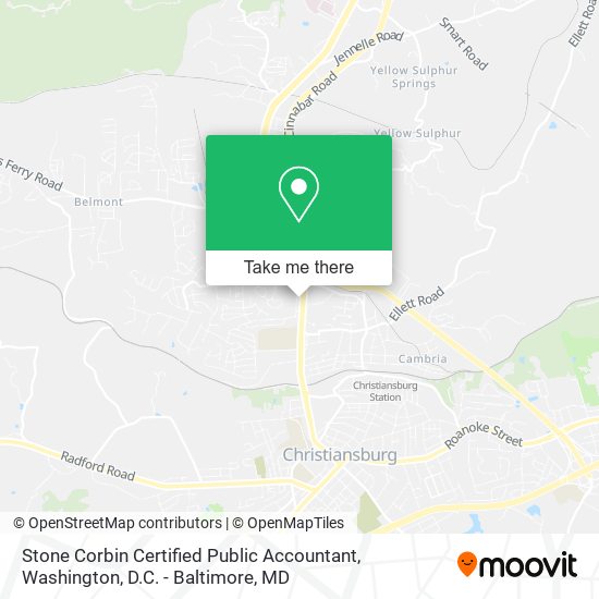 Stone Corbin Certified Public Accountant map