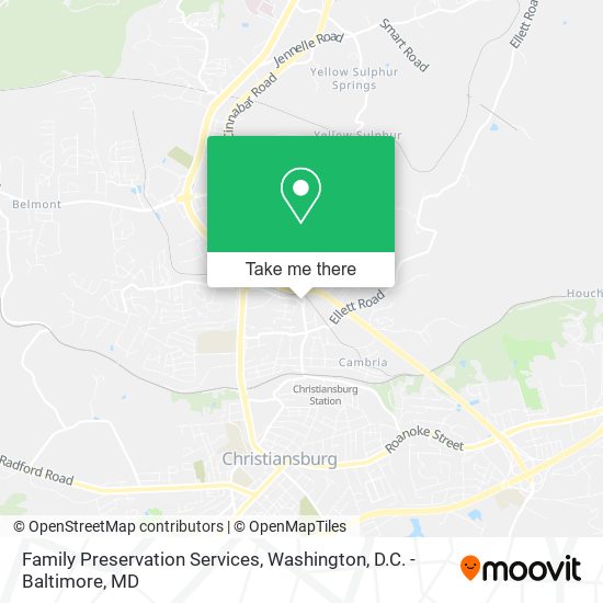 Family Preservation Services map