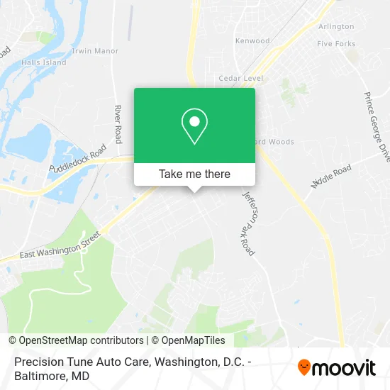 Precision Tune Auto Care map