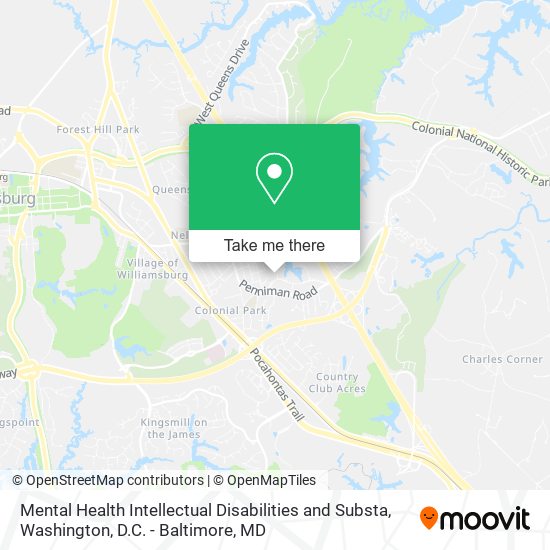 Mental Health Intellectual Disabilities and Substa map