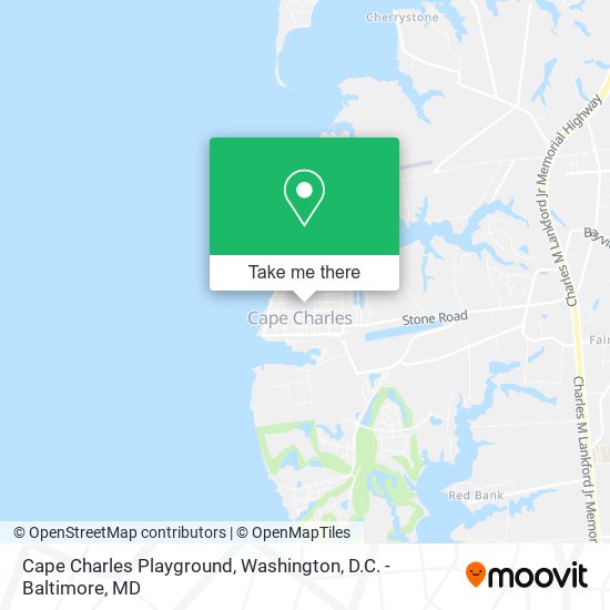 Mapa de Cape Charles Playground