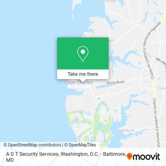 A D T Security Services map