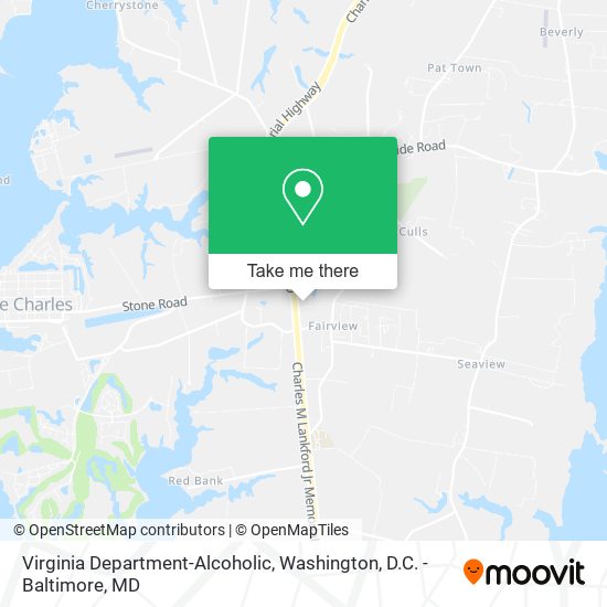Virginia Department-Alcoholic map