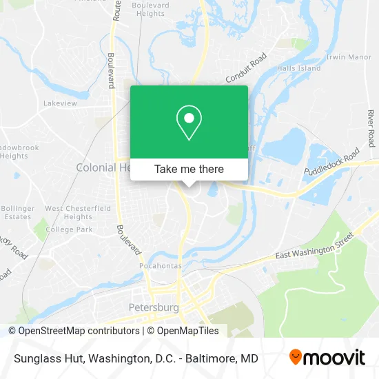 Sunglass Hut map