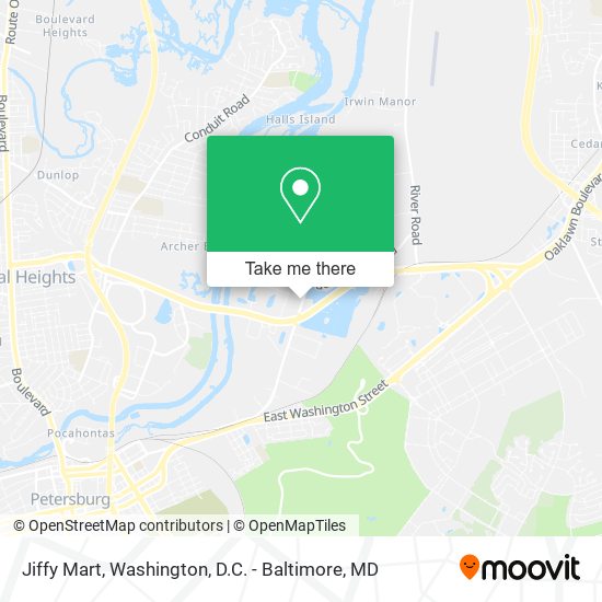 Jiffy Mart map