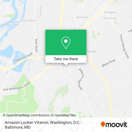 Amazon Locker-Vitamin map