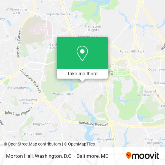 Morton Hall map