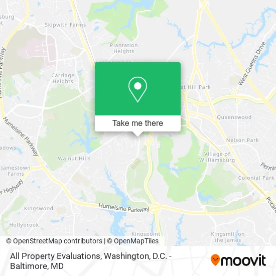 All Property Evaluations map