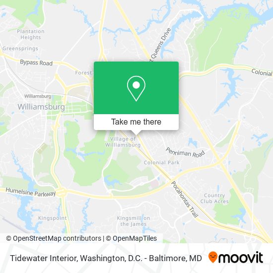 Tidewater Interior map
