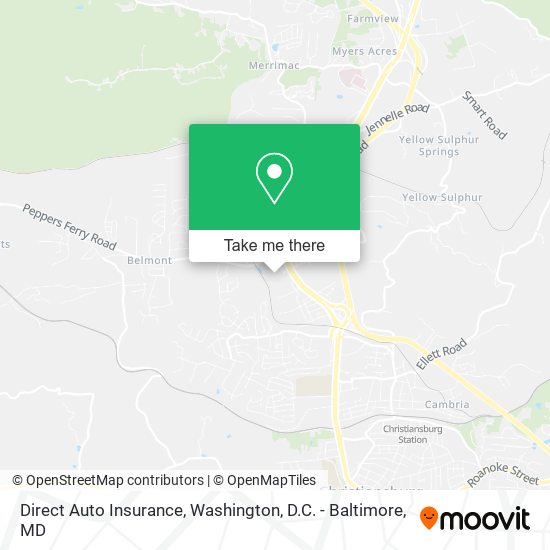 Mapa de Direct Auto Insurance