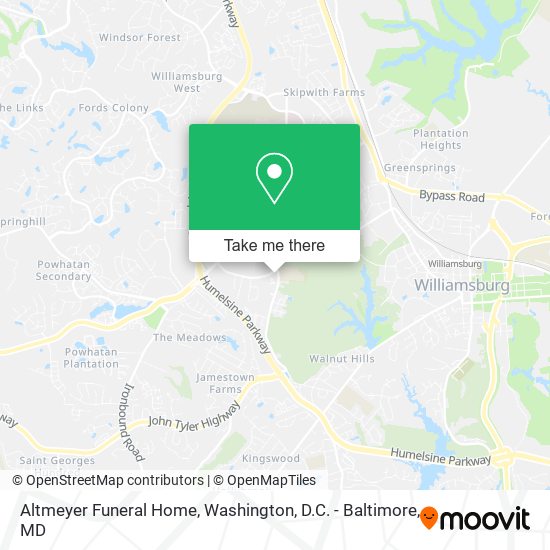 Mapa de Altmeyer Funeral Home