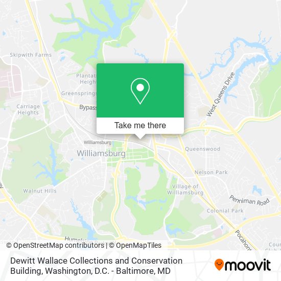 Dewitt Wallace Collections and Conservation Building map