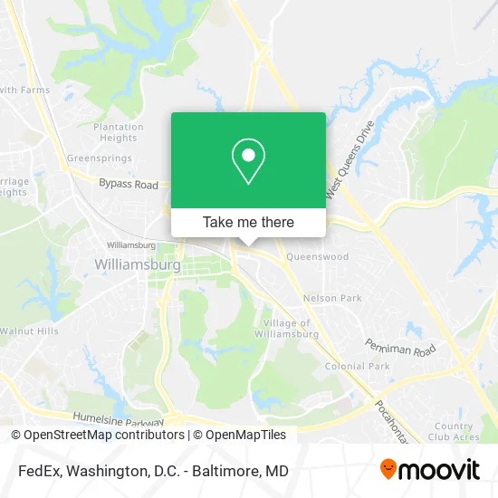 Mapa de FedEx
