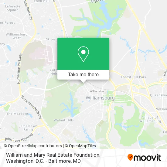 Mapa de William and Mary Real Estate Foundation