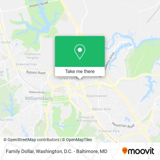 Family Dollar map