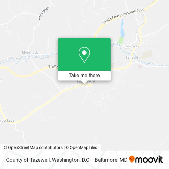 County of Tazewell map