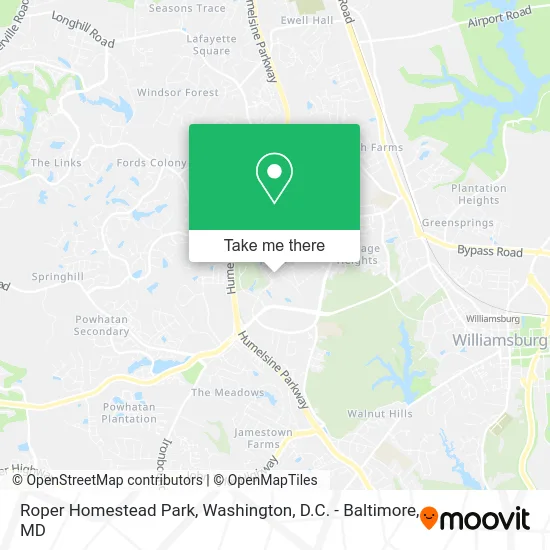 Roper Homestead Park map