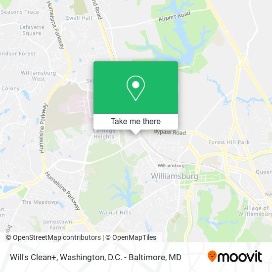 Will's Clean+ map