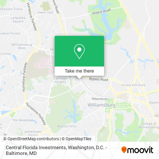 Mapa de Central Florida Investments